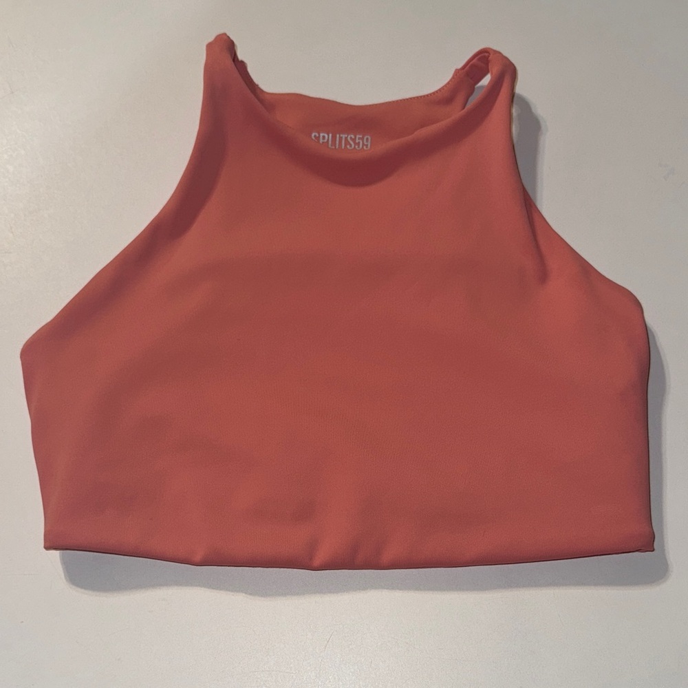 Splits59 Women's‎ Coral Tank Top/Sports Bra